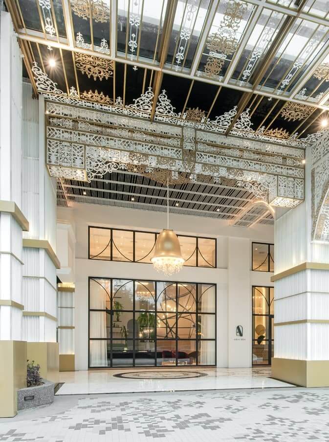 Entrance to AMI Suites