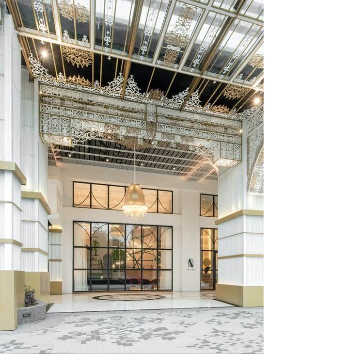 Entrance to AMI Suites