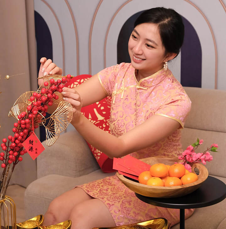 Take in the festive CNY decorations