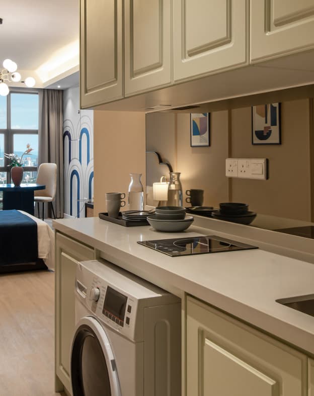 AMI Suites Snug Studio Kitchen