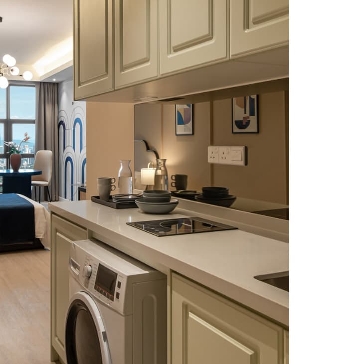 AMI Suites Snug Studio Kitchen